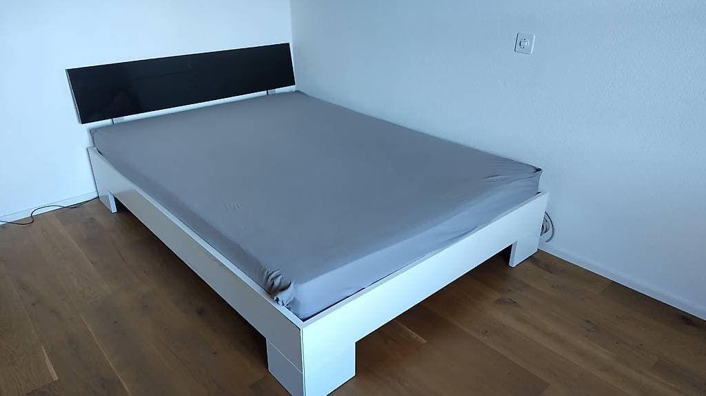 Bett weiss gebraucht