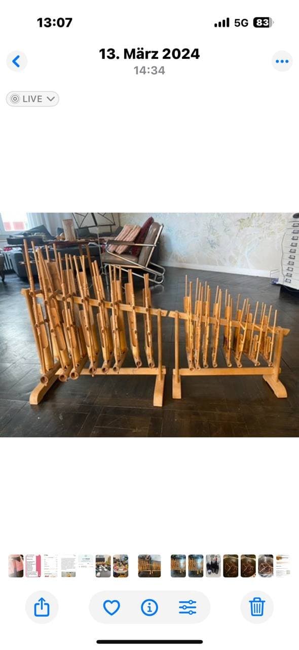 Anklong Musikinstrument