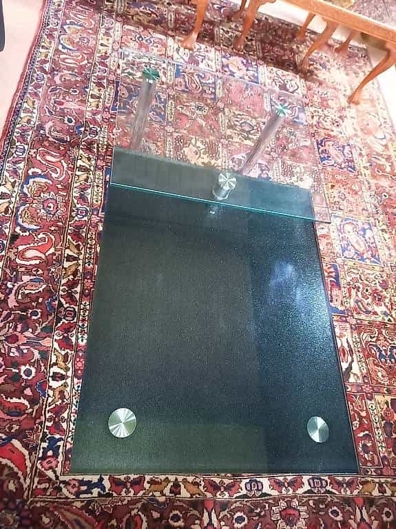 GRATIS! Glastisch drehbar