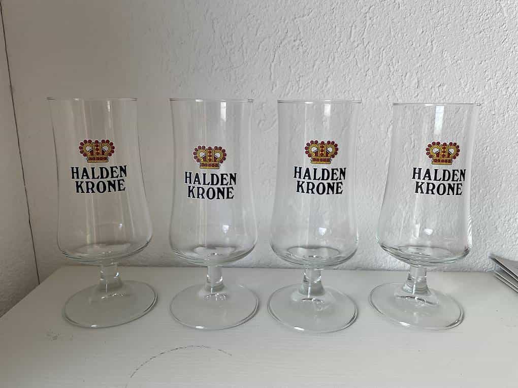 Biergläser Haldenkrone