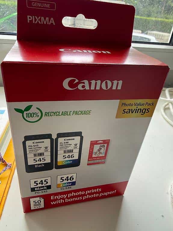 3 cartouches d'encre pour Imprimante Canon Pixma TR4650