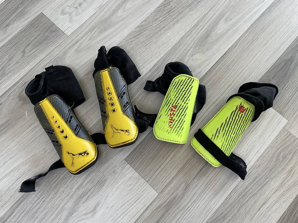 Protège-tibias à donner 5-7 ans