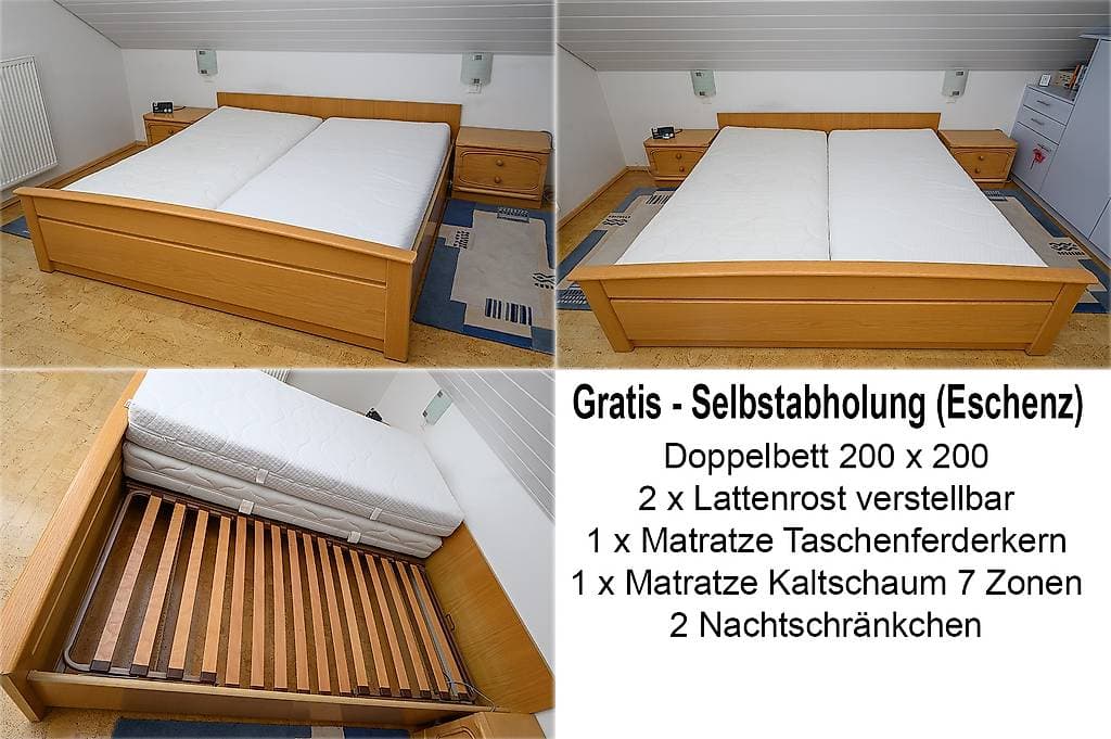 Doppelbett gratis zur Selbstabholung