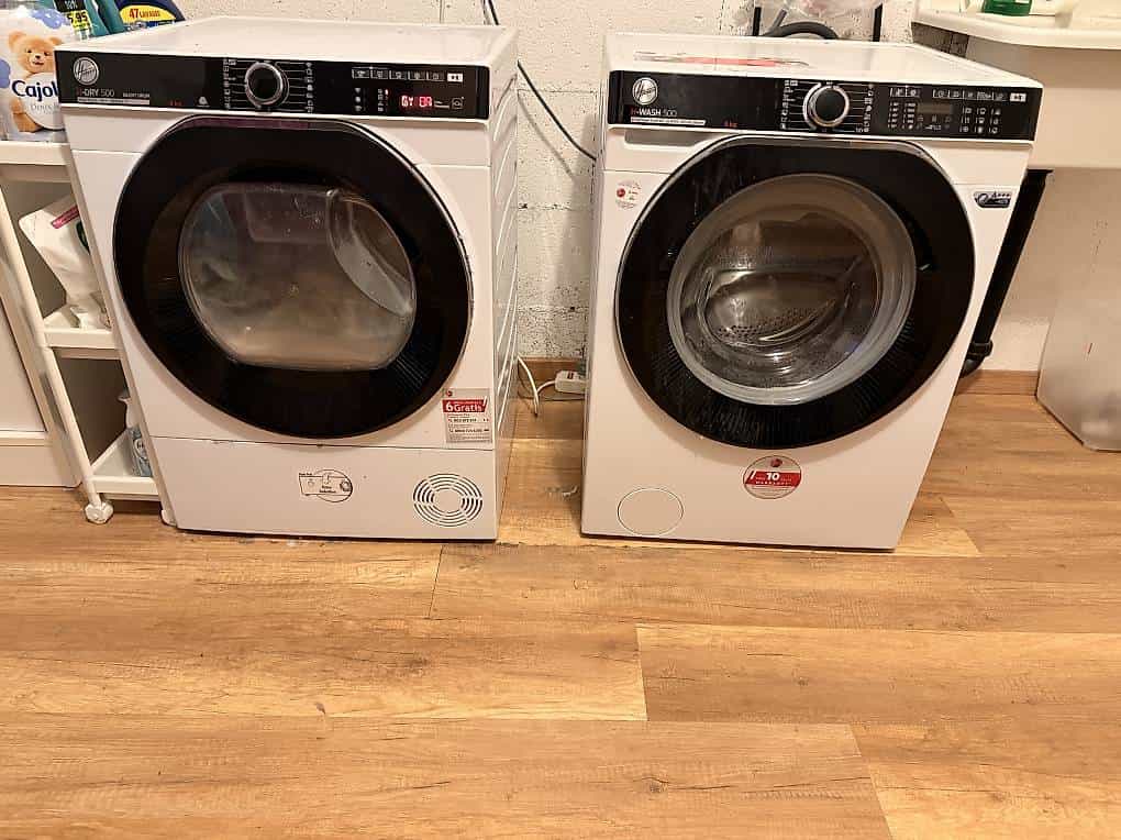 Don lave linge et sèche linge 8kg marque Hoover 500