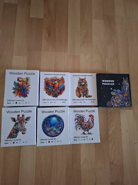 schwierige Holz-Puzzles