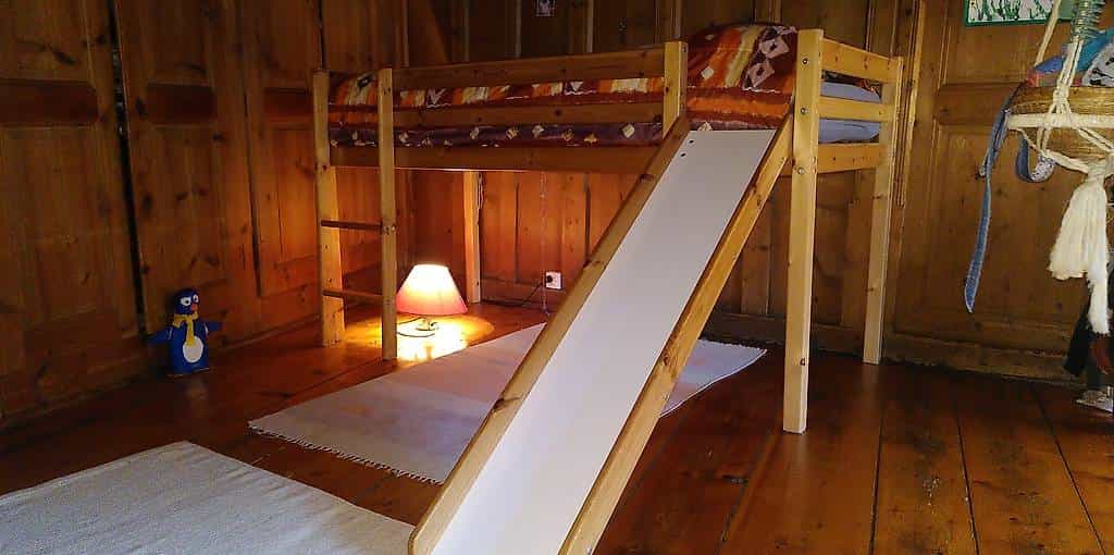 Cadre de lit-toboggan