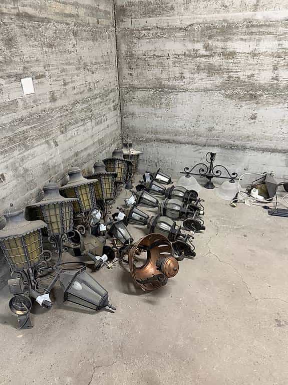 Lot de lampes anciennes