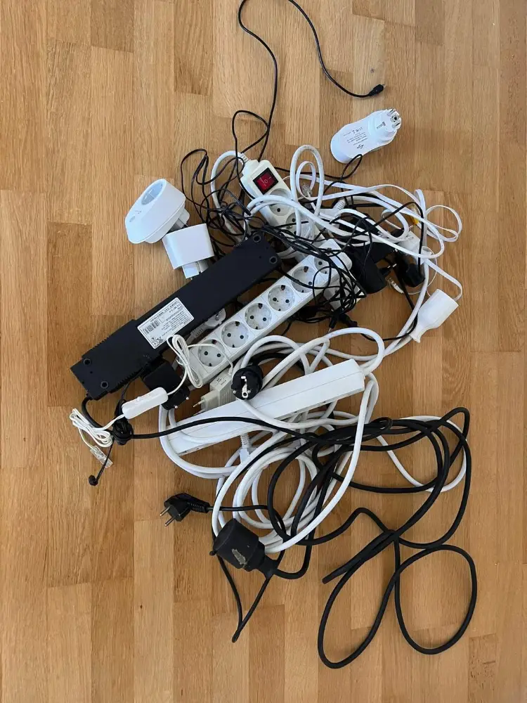 Extension cords and other cables