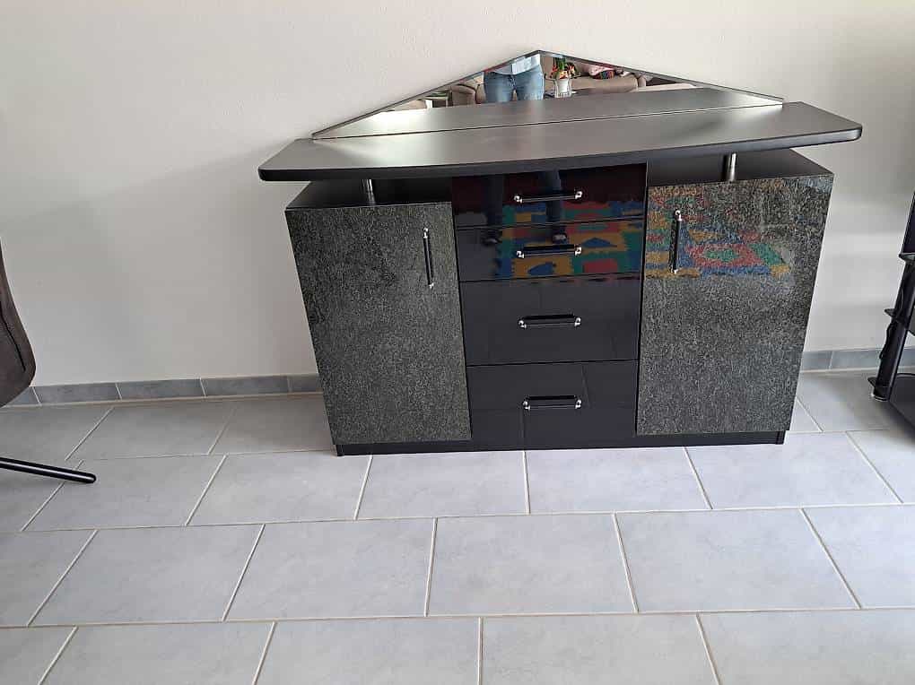 wunderschönes Sideboard schwarz