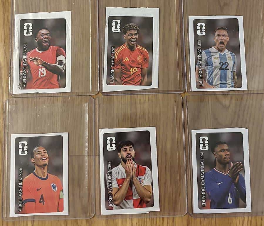 Stickers panini coca cola 2026 à 0.5 unité !!