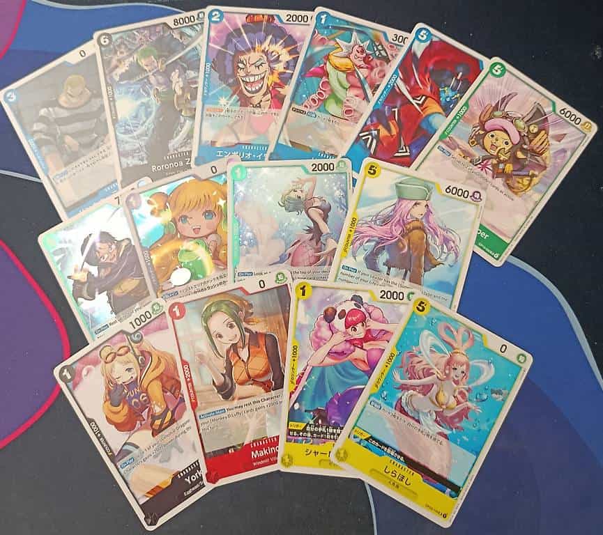 One Piece Karten Set 3# Gratis