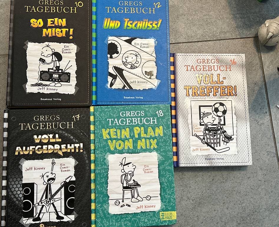 Gregs Tagebuch Band 10,12,16,17 und 18