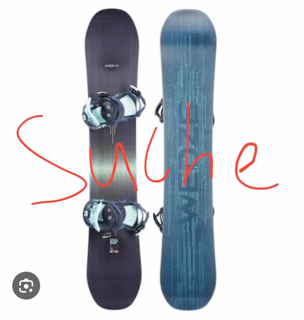 Snowboards mit Bindungen zu verschenken