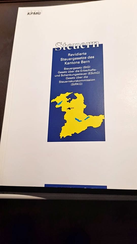 Steuergesetz Kanton Bern 2001 - GRATIS