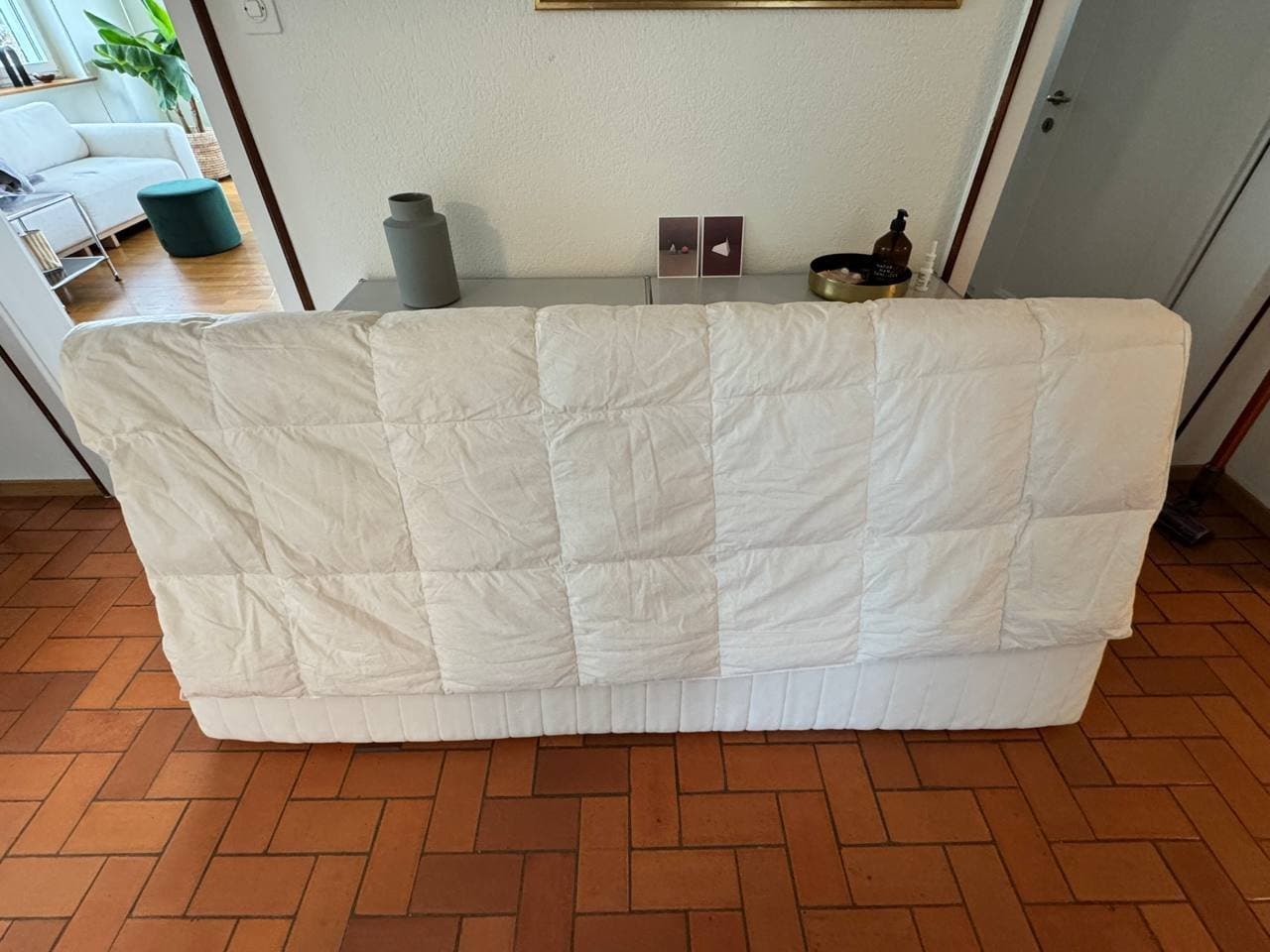 Zwei Schaummatratzen 200x90 mit Duvets