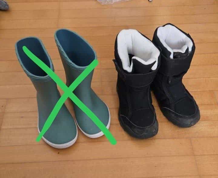 Schneeschuhe Größe 24