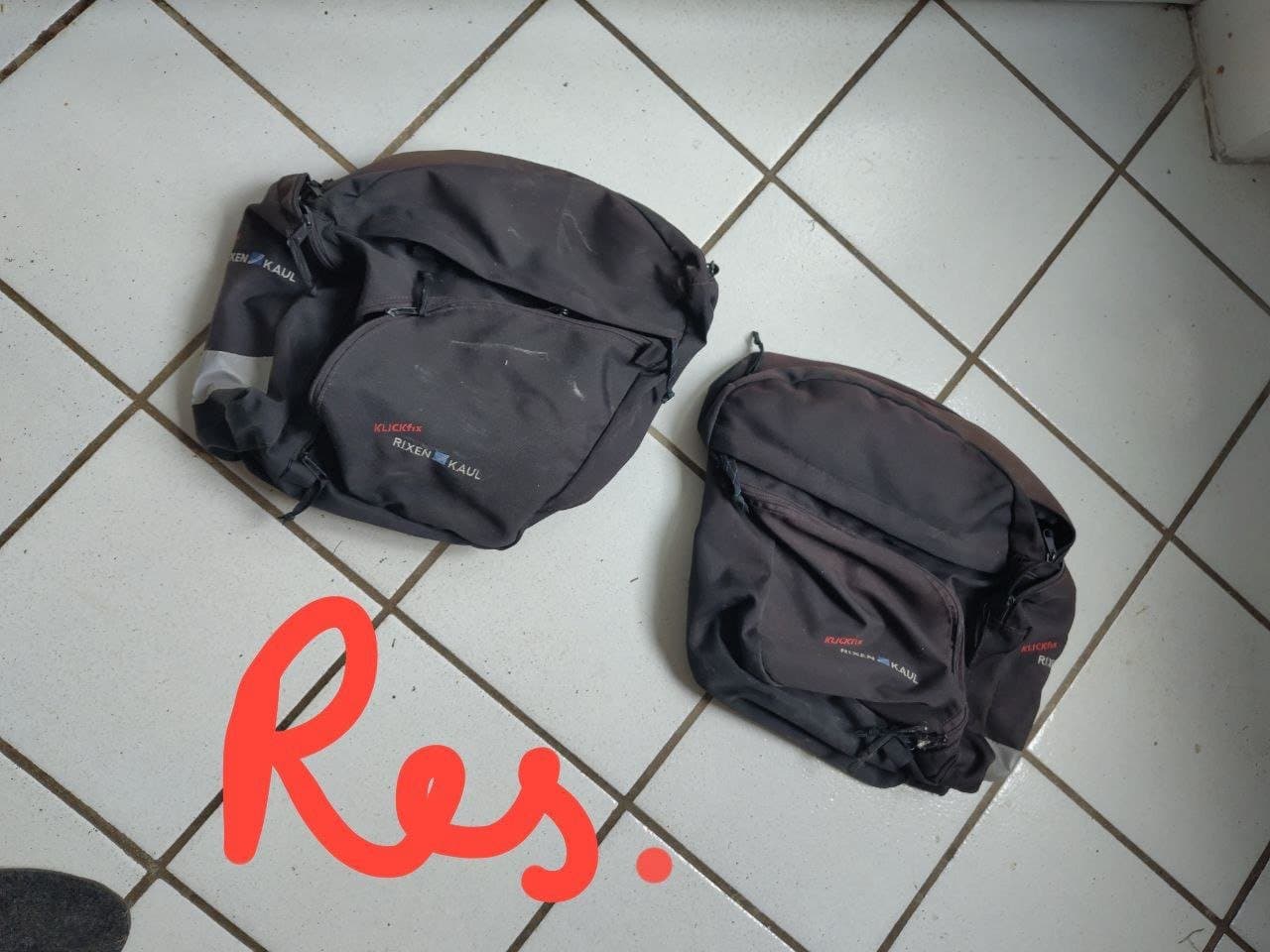 Velotaschen mit Klickfix