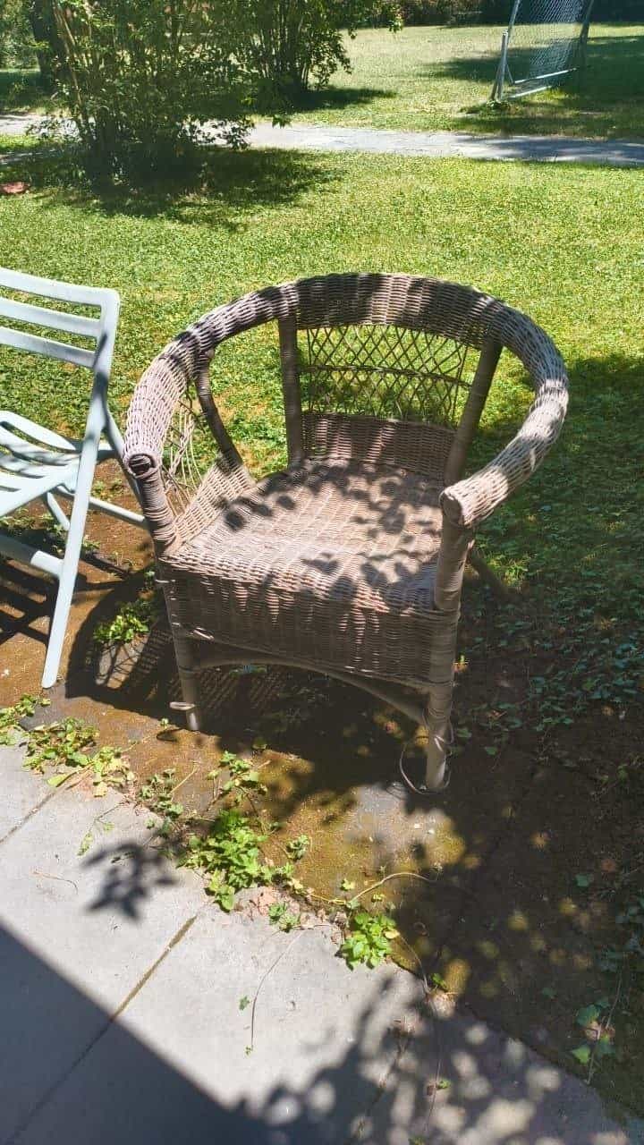 Gartenmöbel zu verschenken