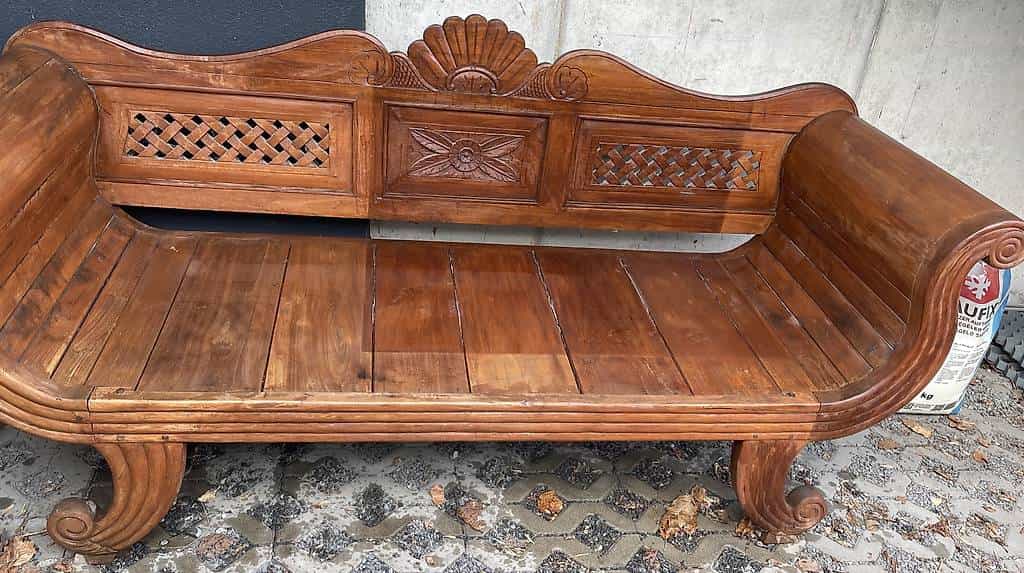 Banc en Teck Bali