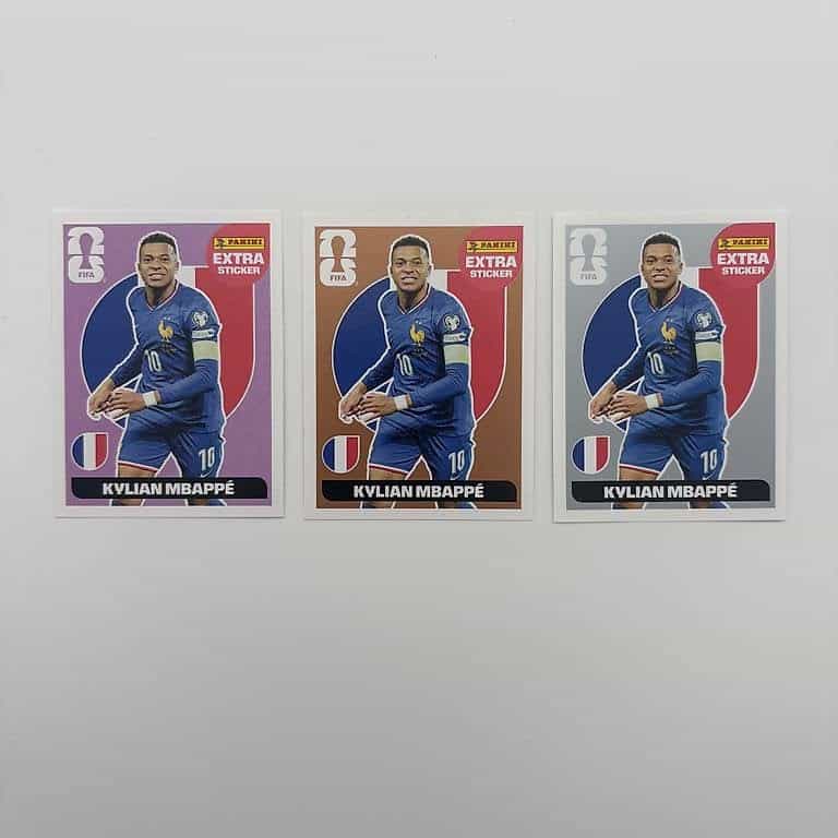 Extra stickers Panini 2026 Mbappé