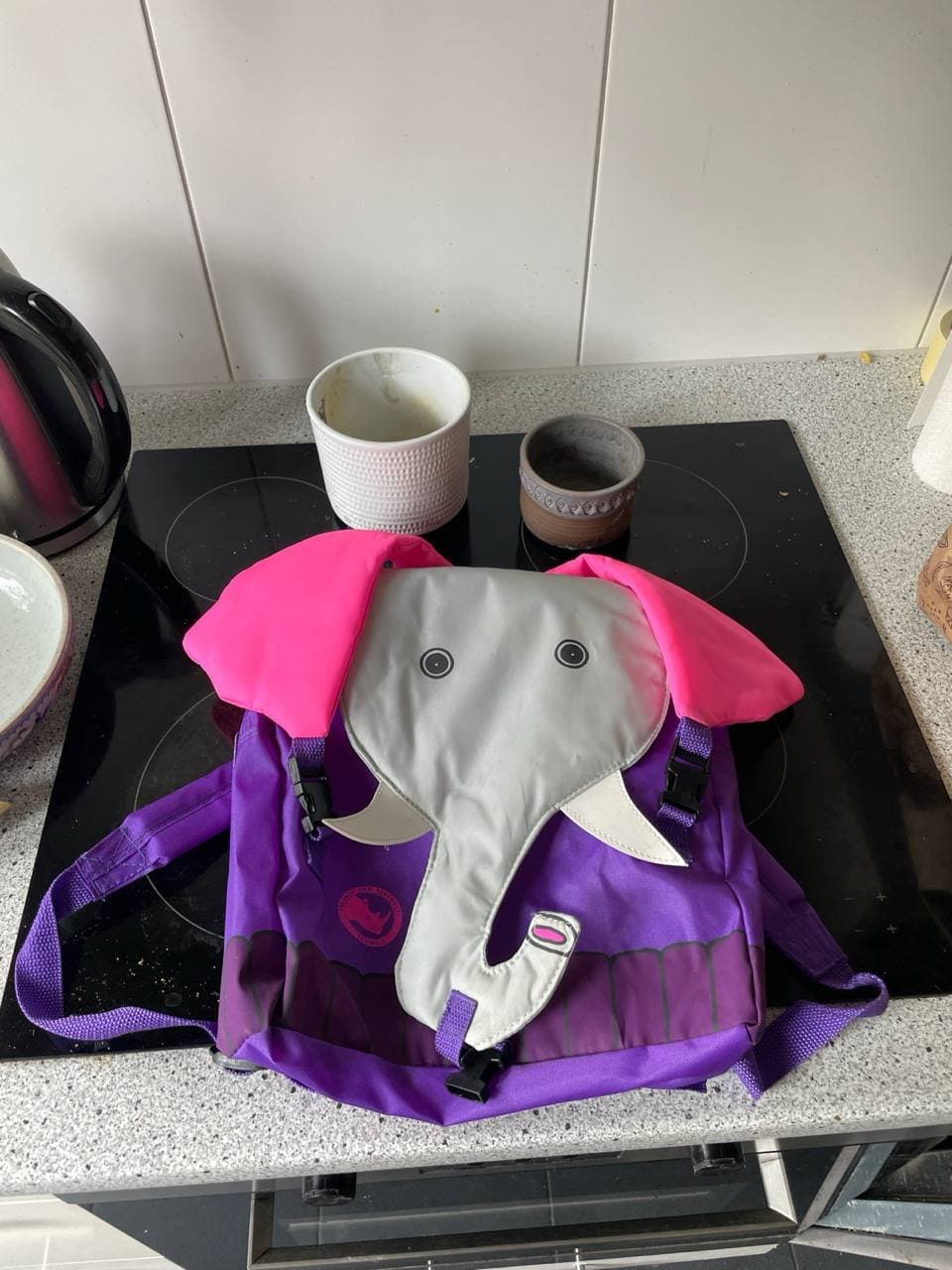 Übertöpfe und Kinderrucksack