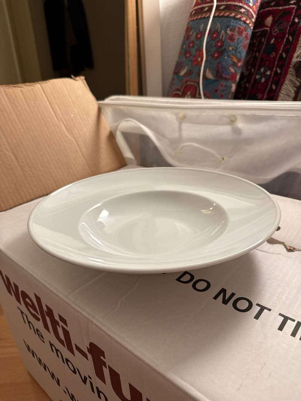 2x grosse Spaghetti Teller