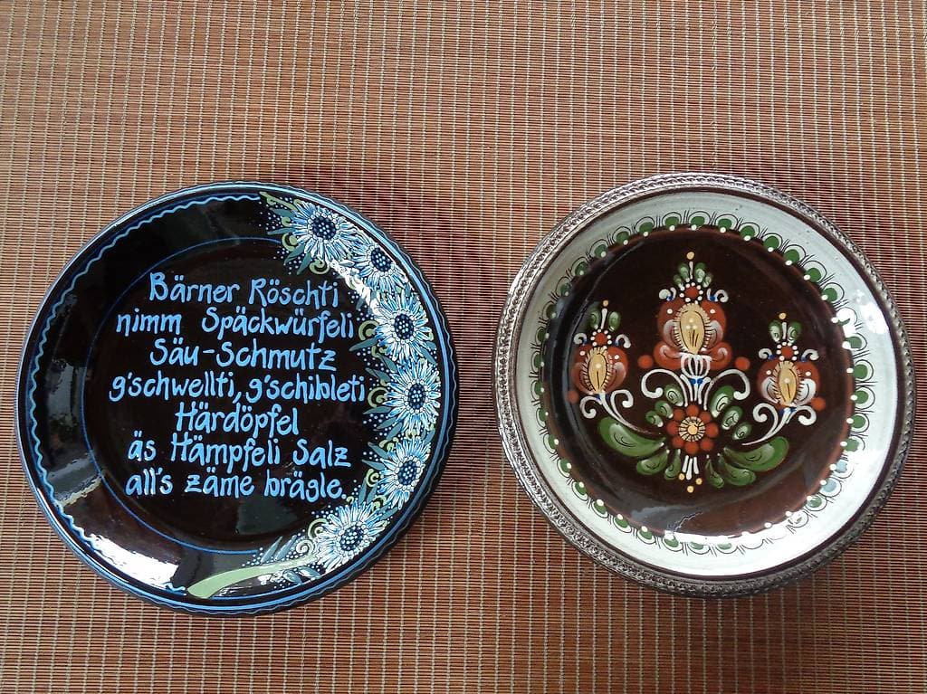 Teller Bauernmalerei