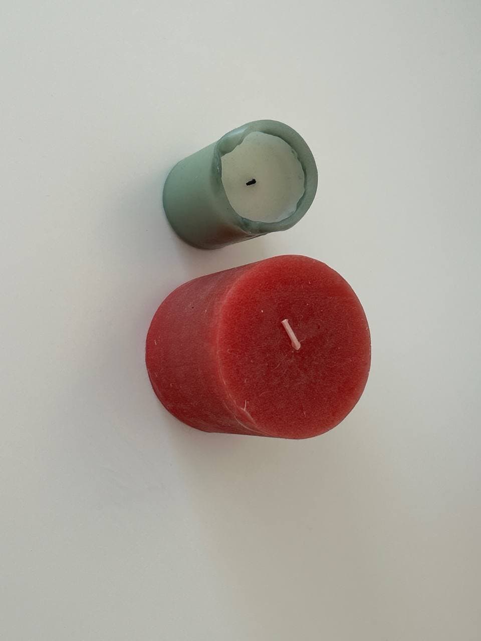 2 Kerzen zu verschenken