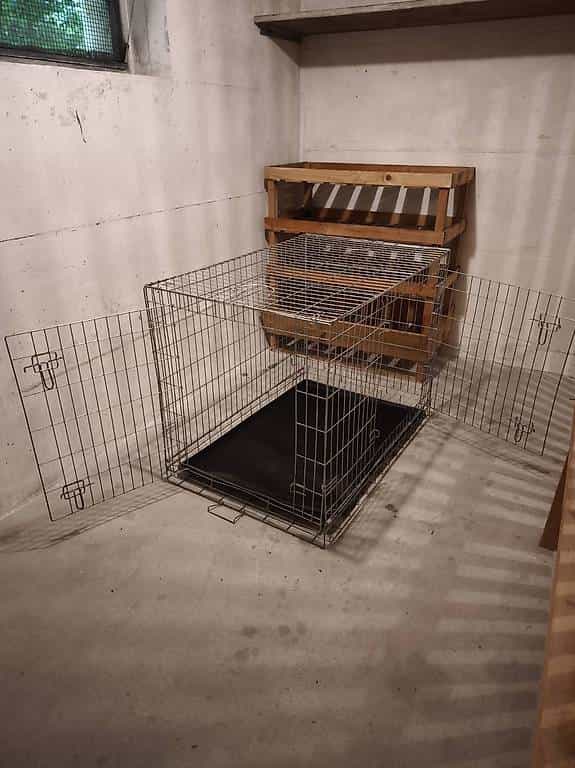 Hundekäfig für mittelgroße Hunde