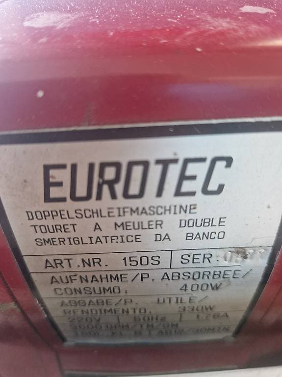 Touret à meuler double