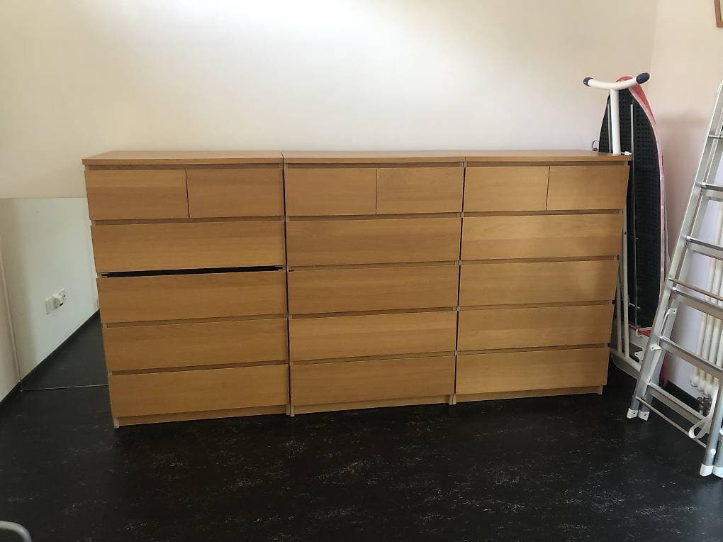 3 Schubladenkommoden Ikea