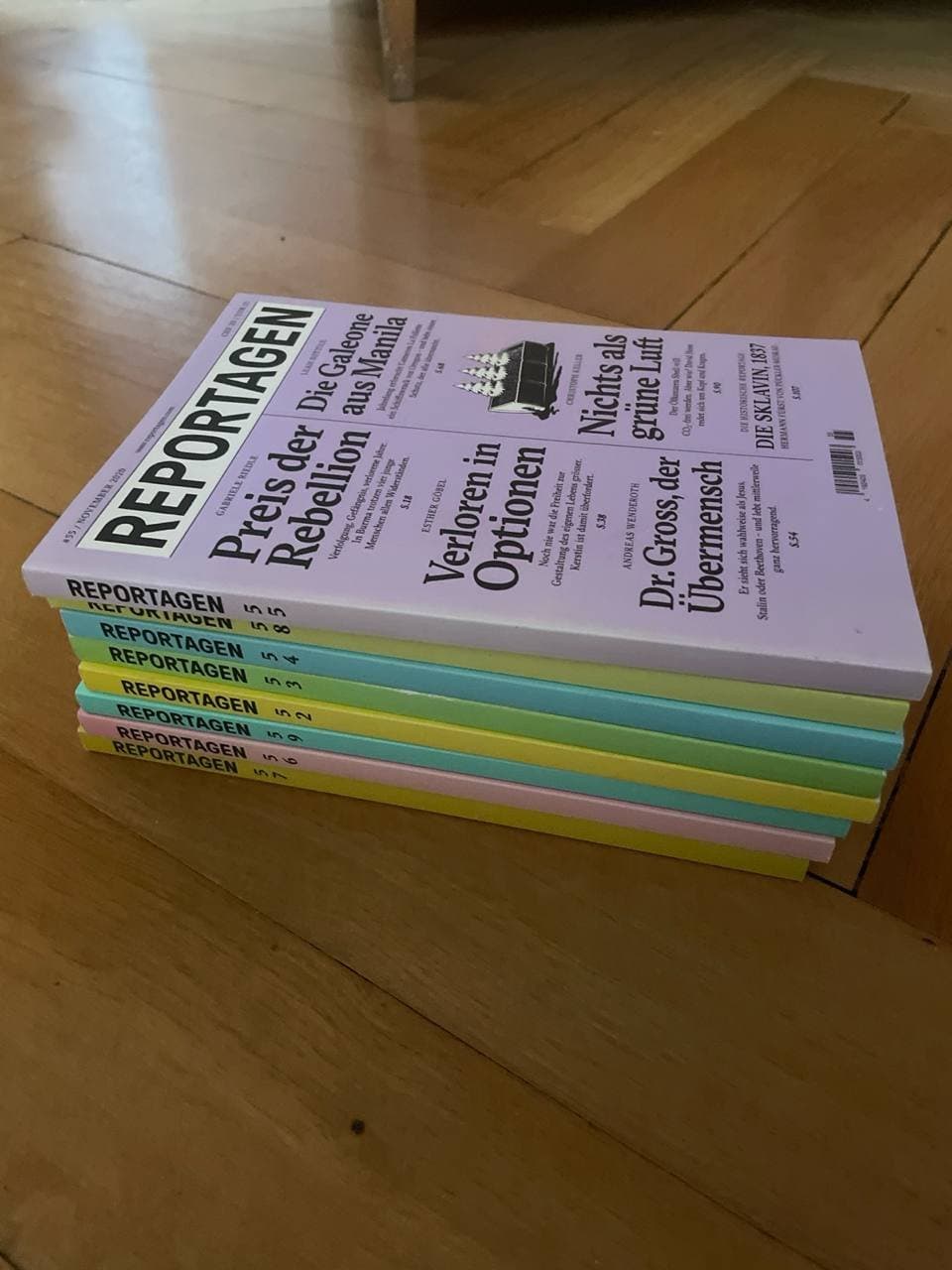 Alte Reportagen Magazine