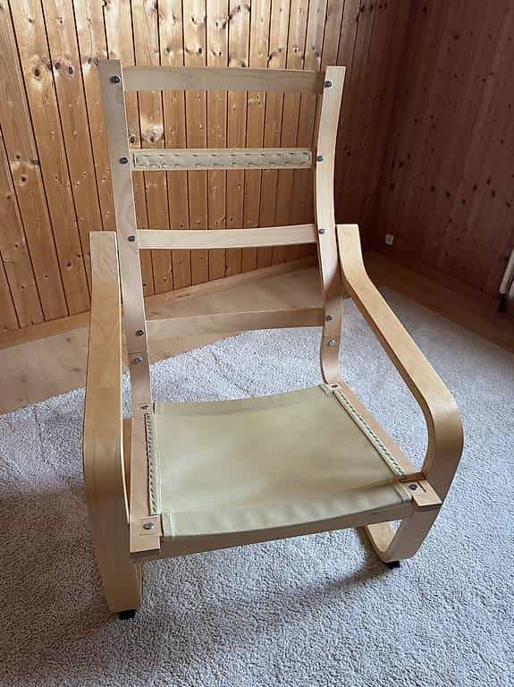 À donner - structure fauteuil Poang IKEA