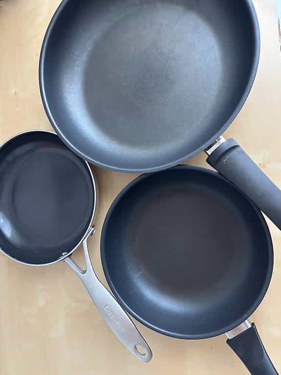 Bratpfannenset 3teilig und Wasserflaschen