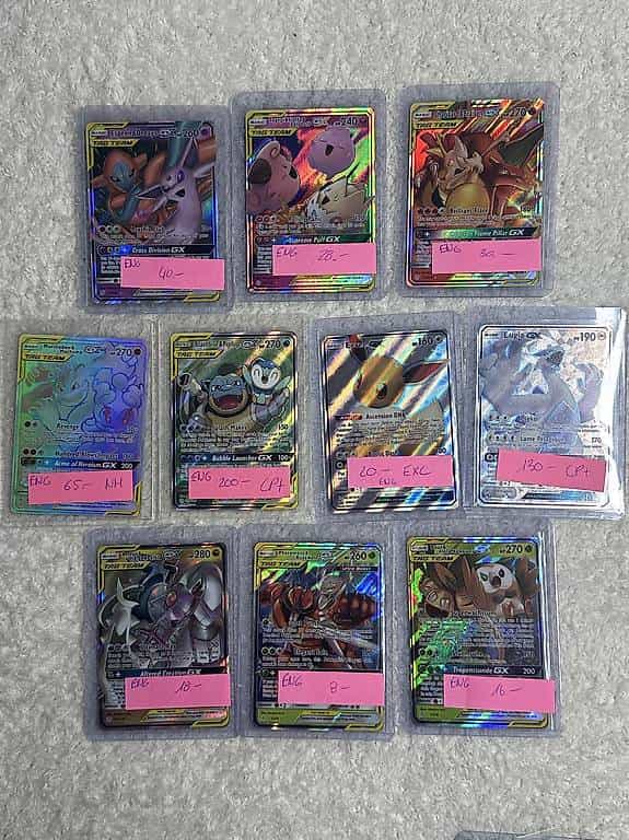 Lot Pokémon GX